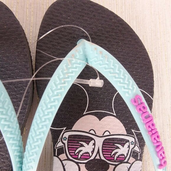 đź’°3/$25 New Havaianas Disney Mickey Mouse Flip Flops 10 C - Picture 9 of 11